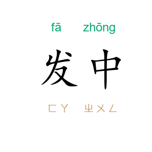 发中