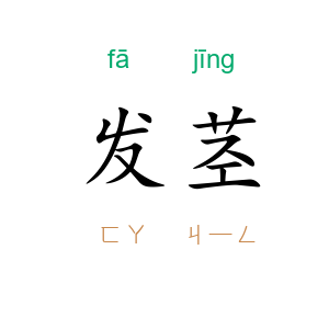 发茎