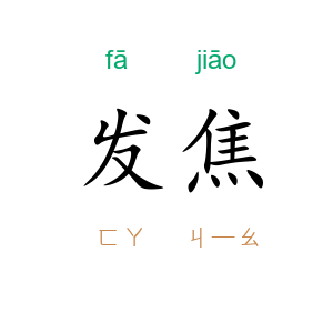 发焦