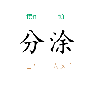 分涂