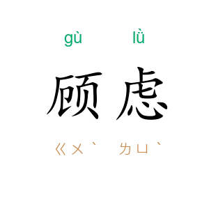 顾虑