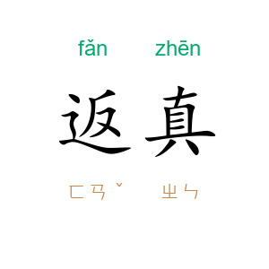 返真