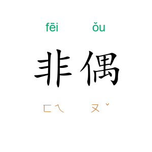 非偶