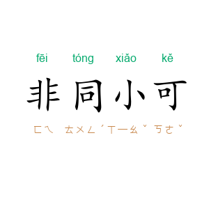 非同小可