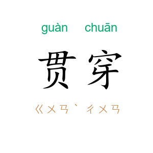 贯穿