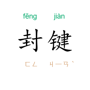 封键