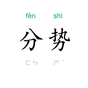 分势