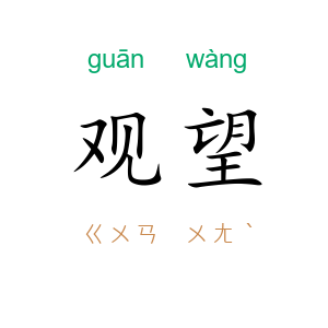 观望