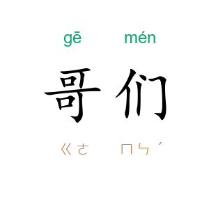 哥们