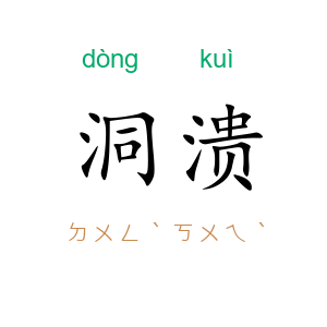 洞溃