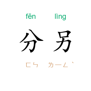 分另