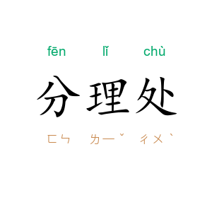 分理处