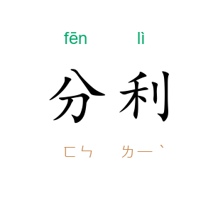 分利