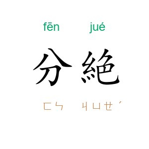 分絶