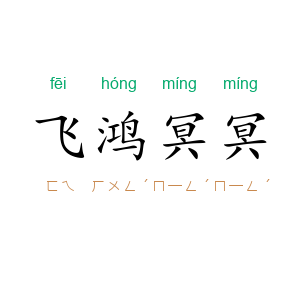 飞鸿冥冥