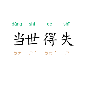 当世得失