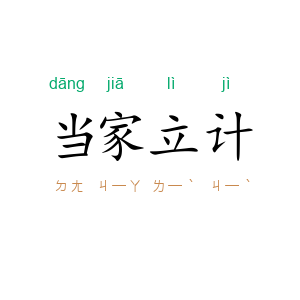 当家立计
