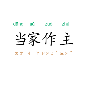 当家作主
