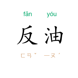 反油