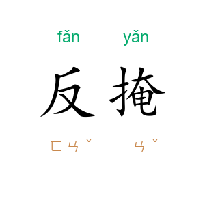 反掩