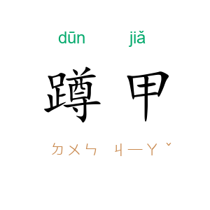 蹲甲