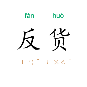 反货