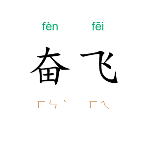 奋飞