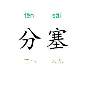 分塞