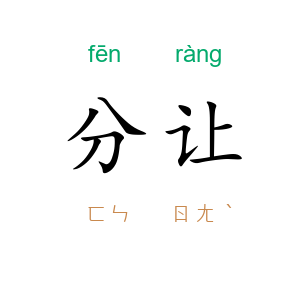 分让