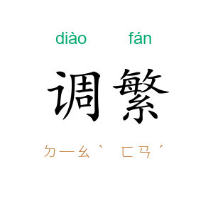 调繁