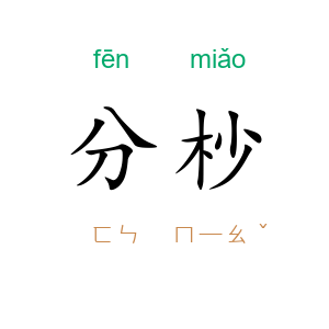 分杪