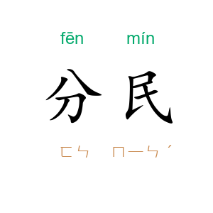 分民