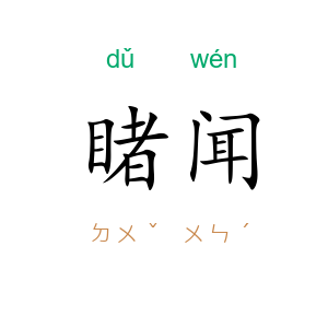 睹闻