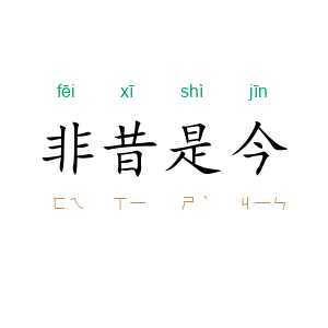 非昔是今
