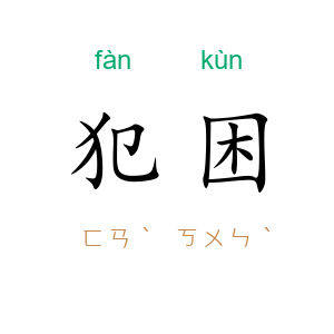 犯困