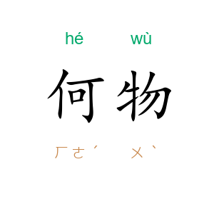 何物