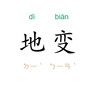 地变