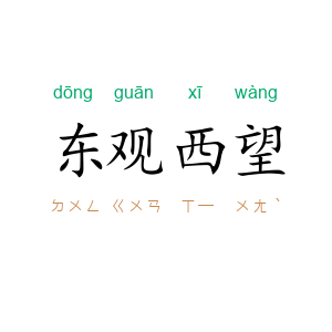 东观西望
