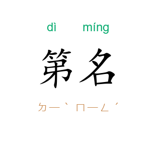 第名