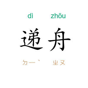 递舟