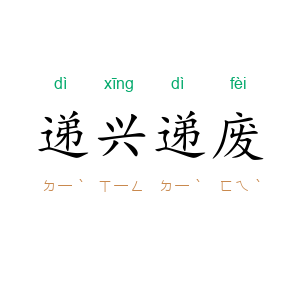 递兴递废