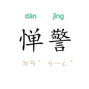 惮警