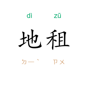 地租
