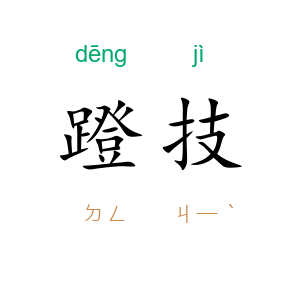 蹬技
