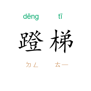 蹬梯