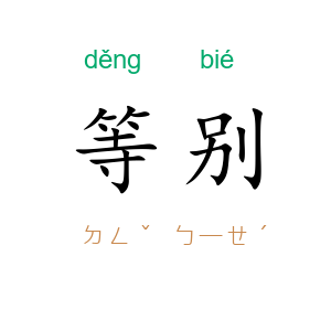 等别