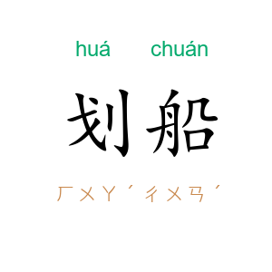 划船