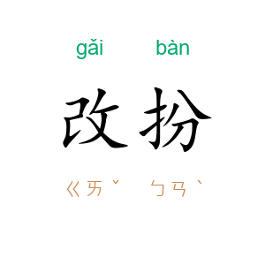 改扮