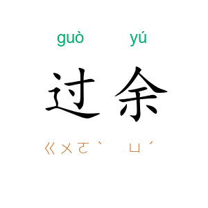 过余