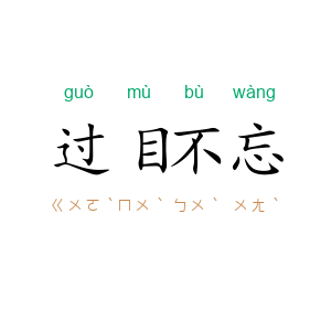 过目不忘
